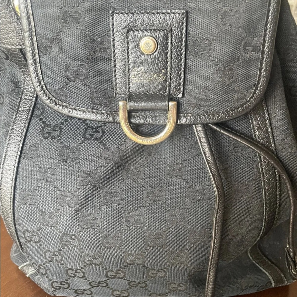 Gucci Black Backpack